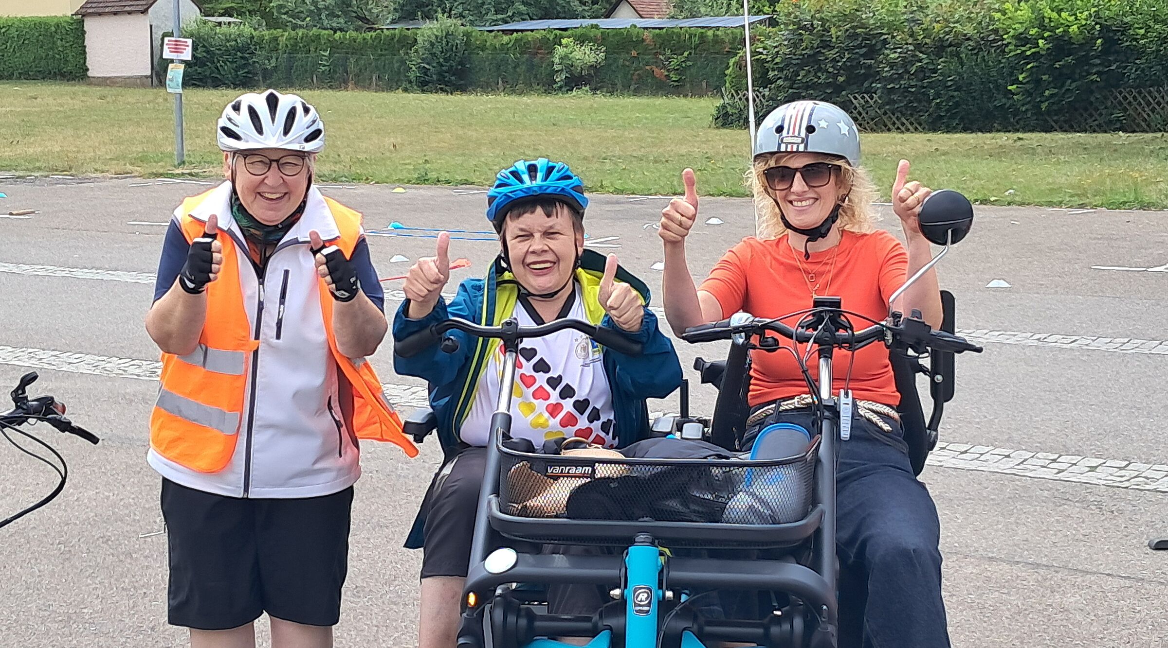 Die Tour geht los - mit dem Parallel-Tandem!